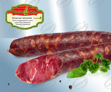 Rohwurstspezialität "Kasylyk Wjalenyj" aus Pferdefleisch
