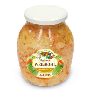 "POGREBOK" Gesäuerter Weißkohl "Malosolnaja"
