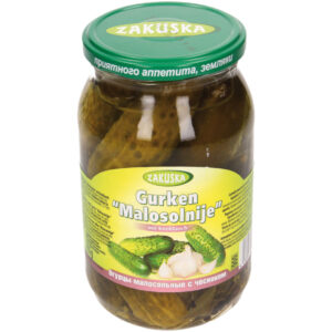 Eingelegte Gurken "Malosolnije" mit Knoblauch