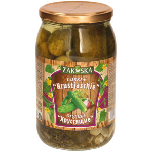 Eingelegte Gurken "Hrustjaschie"