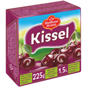 "SLADKAYA STRANA" Dessertpulver mit Kirschgeschmack