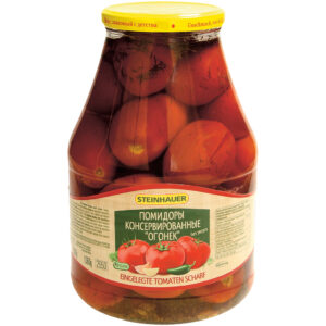 Eingelegte Tomaten, scharf (großes Glas)