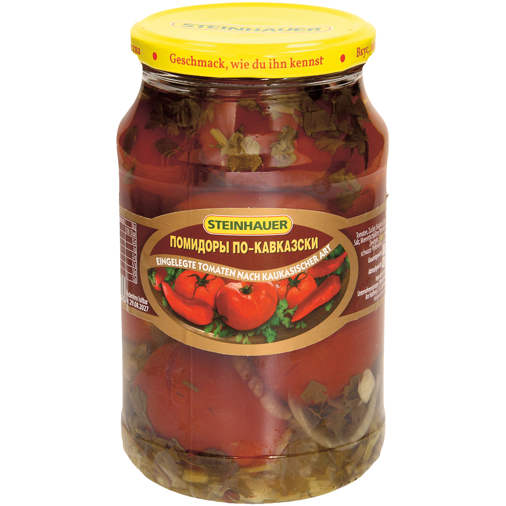 Eingelegte Tomaten nach kaukasischer Art