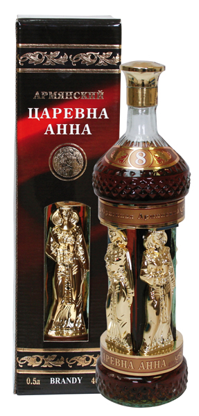 Armenischer Brandy "Zarevna Anna", 8 Jahre, 40% vol.