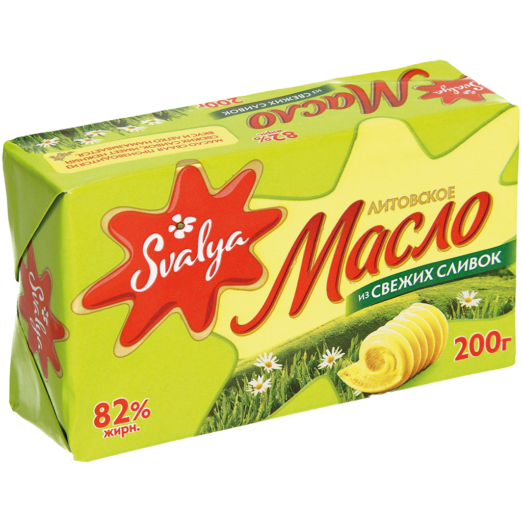 Svalya Butter 82 %, litauisch