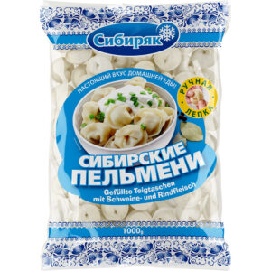Pelmeni nach sibirischer Art, handgemacht, gefüllt