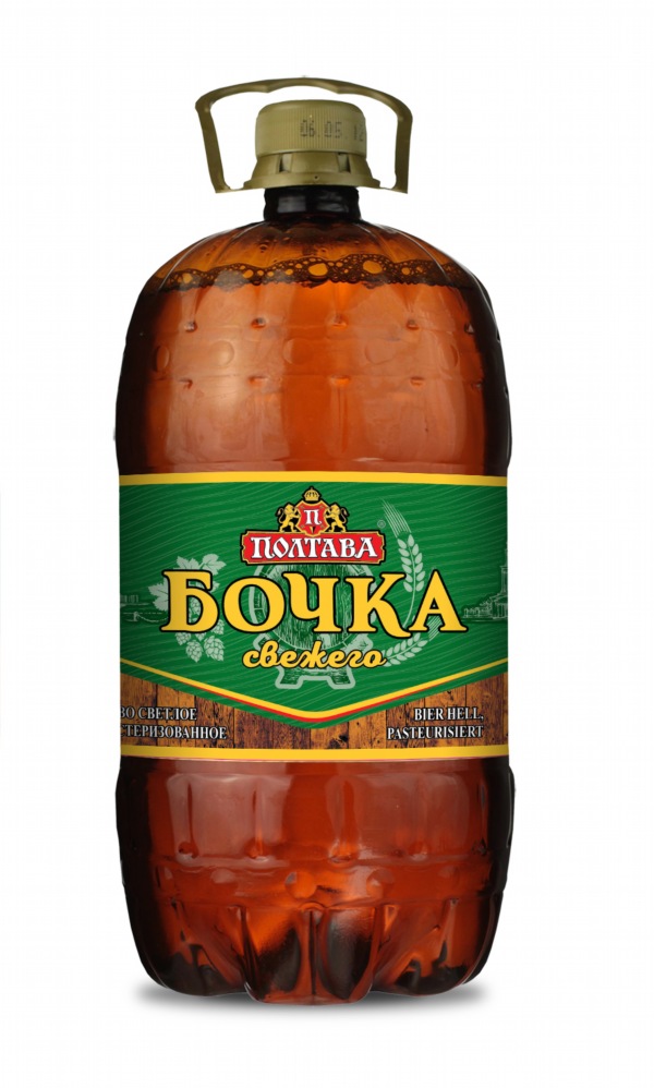 BOCHKA Bier "Bochka Swezhego" hell, pasteurisiert, 4,4% vol.