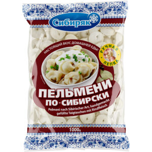 Pelmeni nach sibirischer Art, handgemacht (Familienpackung)