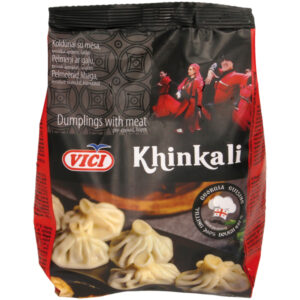 Khinkali mit Fleischfüllung, vorgegart, tiefgefroren