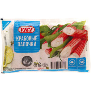 Surimi-Stäbchen (Krabbenfleisch-Imitat), tiefgefroren