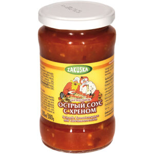 Scharfe Tomatensauce mit Meerrettich "Na Pososchok"