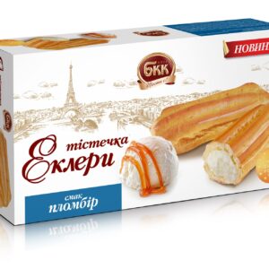 "Plombir" Brandteiggebäck mit Vanille-Cremefüllung (56%)