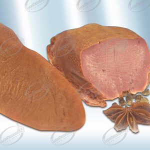 Schweinezunge gepökelt, gegart, geräuchert