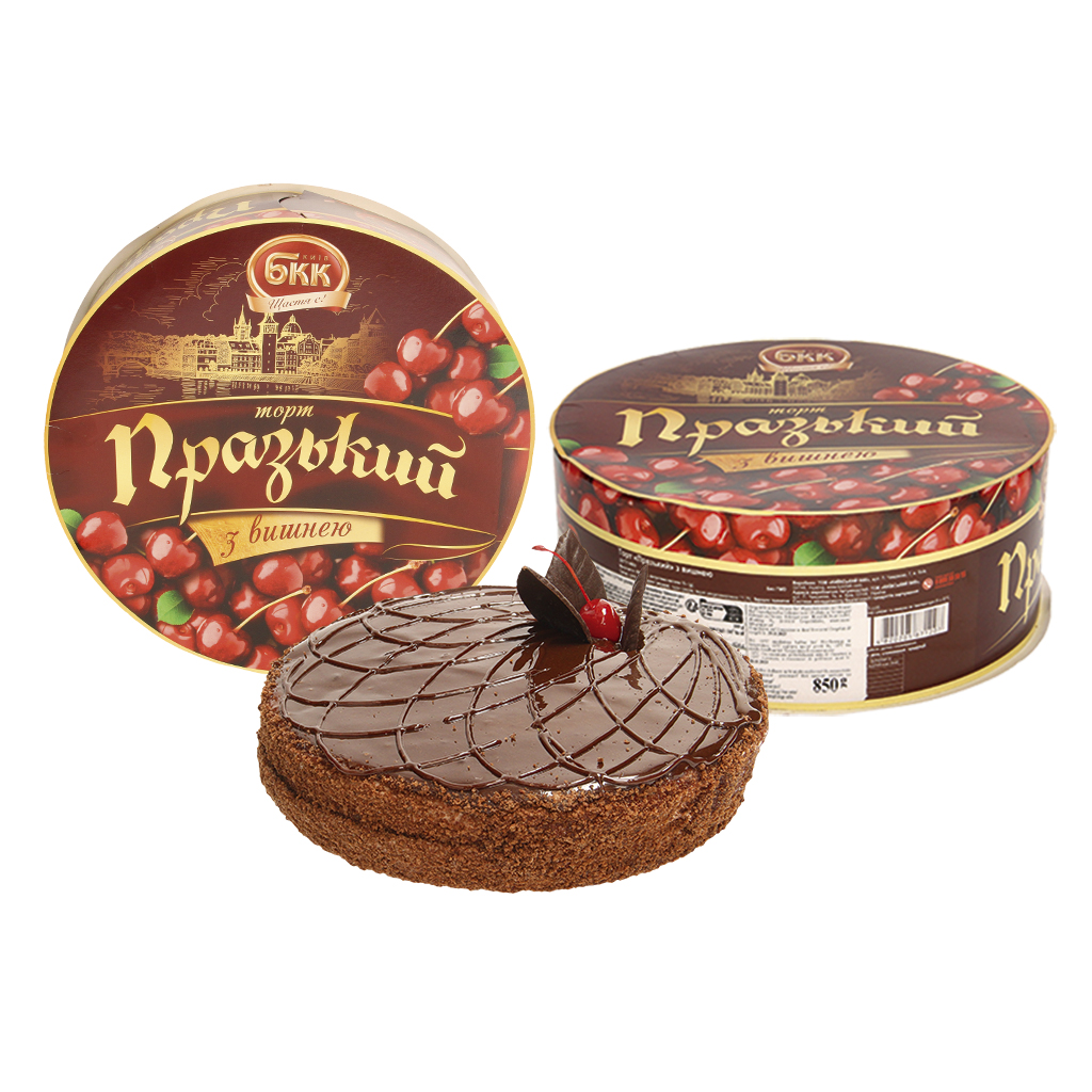 Torte "Praga" mit Sauerkirschen (11,3%), tiefgefroren