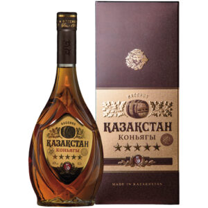 Kasachischer Brandy "Kasachstan", 5 Jahre, Geschenkbox, 40% vol.