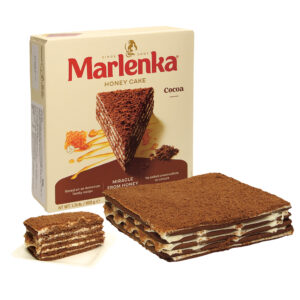 Kakaohaltige Torte "Marlenka" mit 52% Cremefüllung