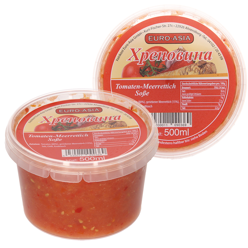 Euro-Asia Chrenowina – Tomaten-Meerrettich-Soße