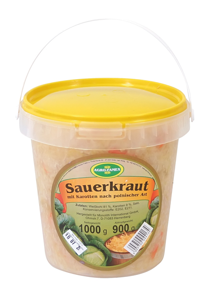 Sauerkraut mit Karotten nach polnischer Art "Kapusta Kwaschena"
