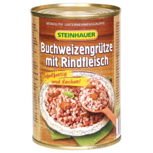 Steinhauer Buchweizengrütze mit Rindfleisch